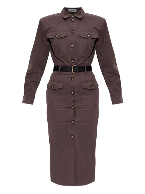 Midi Dress SELF PORTRAIT | AW25077MABROWN